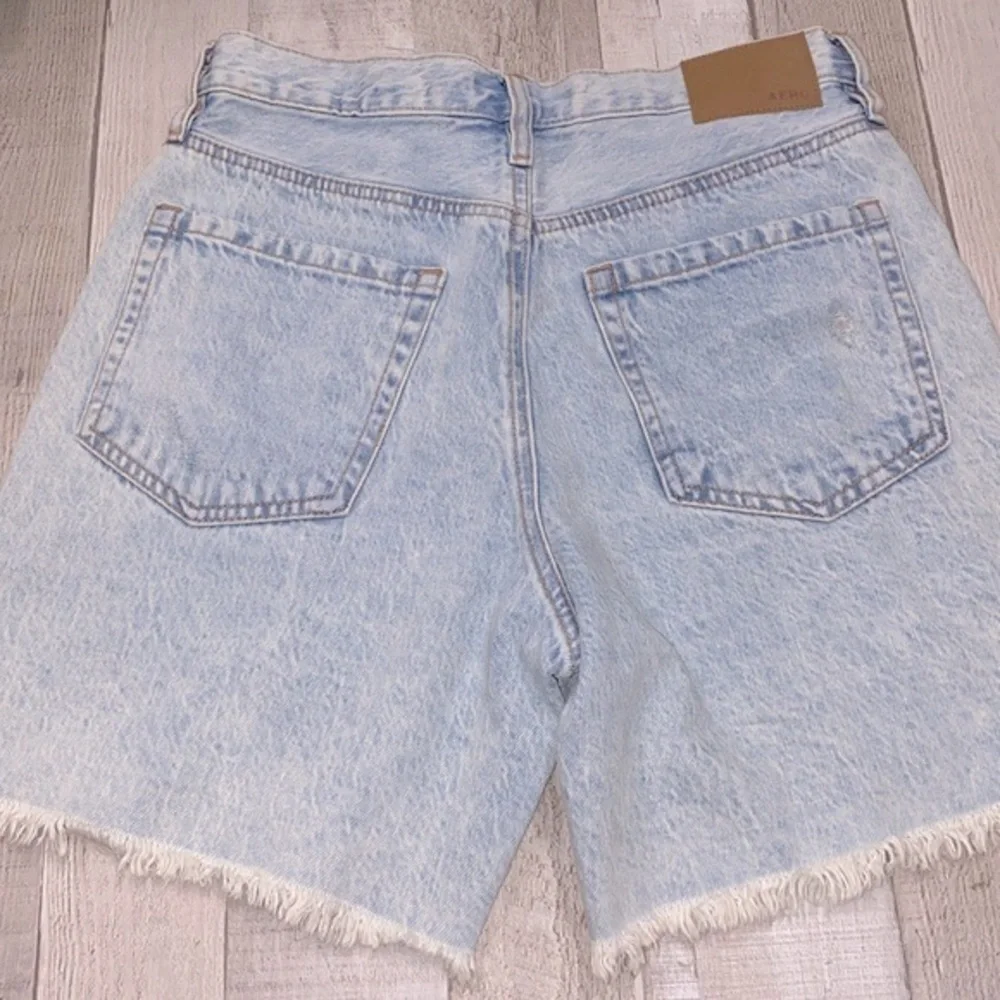 Aeropostale 90’s baggy shorts denim distressed size 2